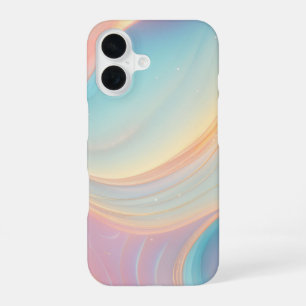 Pastel Waves Dreamy Gradient Art Phone Case iPhone 16ケース
