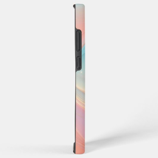 Pastel Waves Dreamy Gradient Art Phone Case Samsung Galaxyケース (右側面)