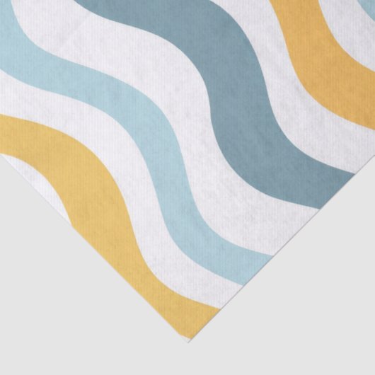 Pastel Wavy Lines  薄葉紙 (詳細)