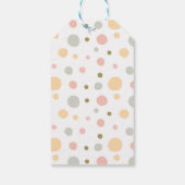 Pastel Whimsical Bugs Kids' Birthday Thank You ギフトタグ (裏面)