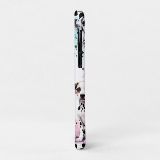 Pastel Whimsical Dalmatian Birthday Party Case-Mate iPhoneケース (裏面/左)