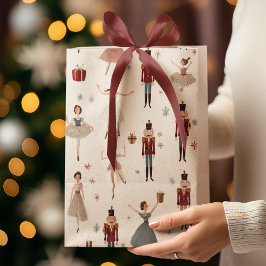 Pastel Whimsical Nutcracker & Princess Gift Bag ミディアムペーパーバッグ