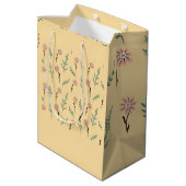 Pastel Wildflower Botanical Gift Bag ミディアムペーパーバッグ (裏面アングル)
