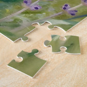 Pastel Wildflower Meadow Painting ジグソーパズル (側面)