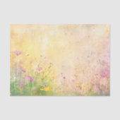 Pastel Wildflower Spring Meadow DZ5L Decoupage 薄葉紙 (正面)