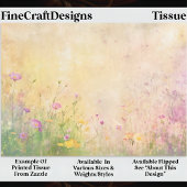 Pastel Wildflower Spring Meadow DZ5L Decoupage  薄葉紙