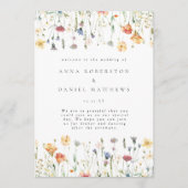 Pastel Wildflower Wedding Program プログラム (正面)