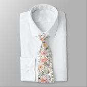 Pastel wildflowers neck tie ネクタイ (タイ)