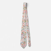 Pastel wildflowers neck tie ネクタイ (正面)