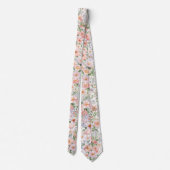 Pastel wildflowers neck tie ネクタイ (裏面)