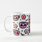 Pastel Witchy Coffee Pun Mug コーヒーマグカップ (左)