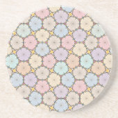 Pastel Wood Slices コースター (正面)