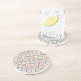 Pastel Wood Slices コースター
