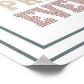 Pastel Worry About Nothing Pray About Everything ポスター (角)