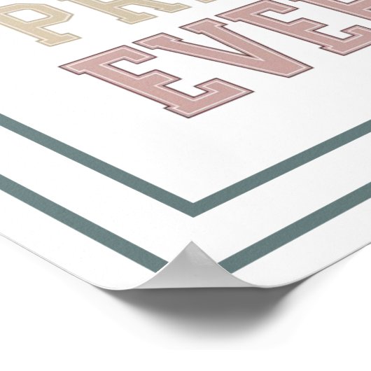 Pastel Worry About Nothing Pray About Everything ポスター (角)