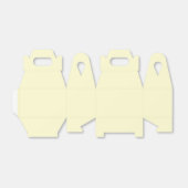 Pastel Yellow Minimalist Design フェイバーボックス (折り畳みなし)