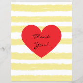 Pastel Yellow White Watercolor Summer Sale チラシ (裏面)