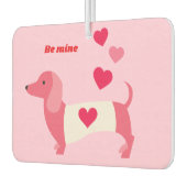 PastelHeart  Dachshund Valentine  カーエアーフレッシュナー (左)
