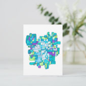 Pastellfarbene Endlose Quadratische Gelassenheit  サンキューカード (スタンド正面)