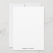 Pastellfarbene Endlose Quadratische Gelassenheit  招待状 (裏面)