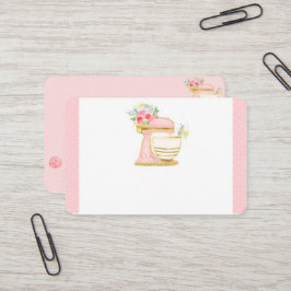 Pastery Business Card英国/ユーロ、8.5 cm x 5.5 cm  名刺