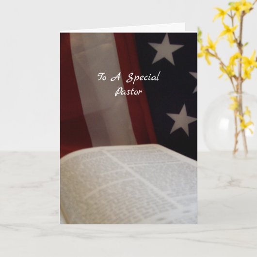 PASTORありがとうございます – BFカード カード (黄色い花)