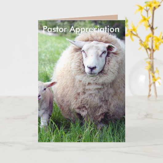 Pastorの評価カード カード (黄色い花)