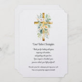 Pastorの評価サンキューカード-フローラ サンキューカード (正面/裏面)