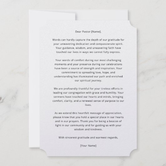 Pastorの評価サンキューカード-フローラ サンキューカード (裏面)