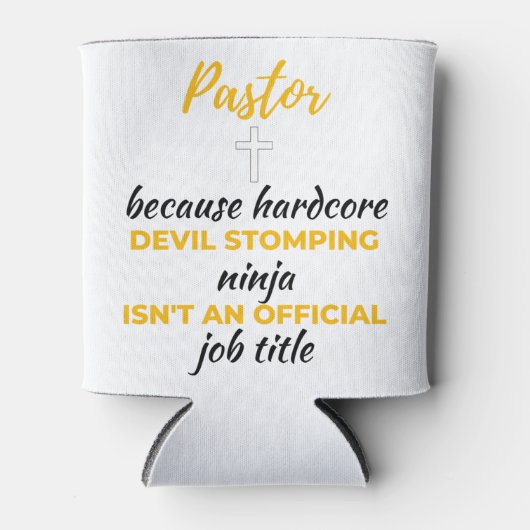 Pastorはハードコアデビルストンプ忍者bl 缶クーラー (正面)
