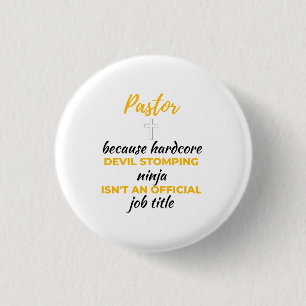 Pastorはハードコアデビルストンプ忍者bl 缶バッジ