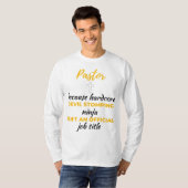 Pastorはハードコアデビルストンプ忍者bl Tシャツ (正面フル)
