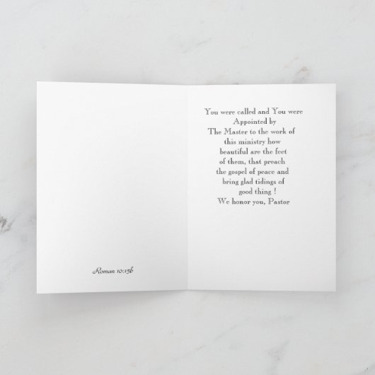 Pastorカードへ カード (内部)