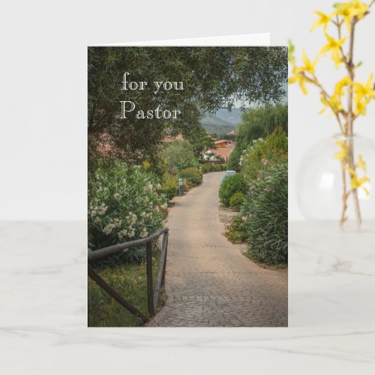 Pastorカードへ カード (黄色い花)