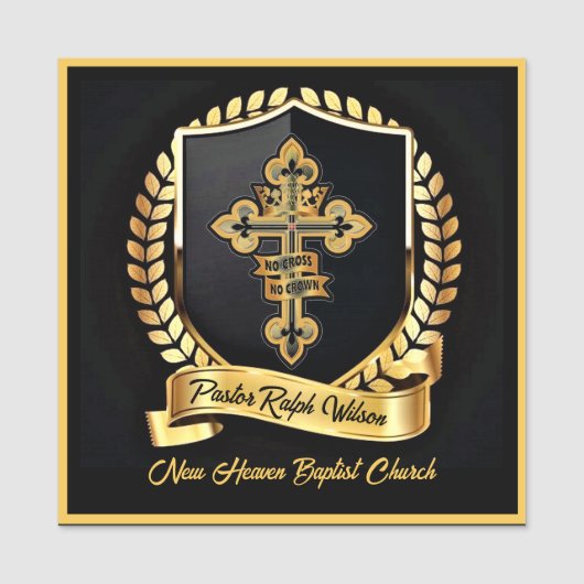 Pastor名タグ 名札 (正面)