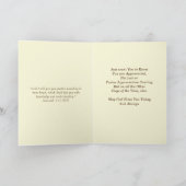 PASTOR感謝の日曜日 – ATカード カード (内部)