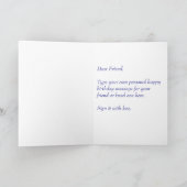 Pastor用のカスタマイズ可能な誕生日カード カード (内部)