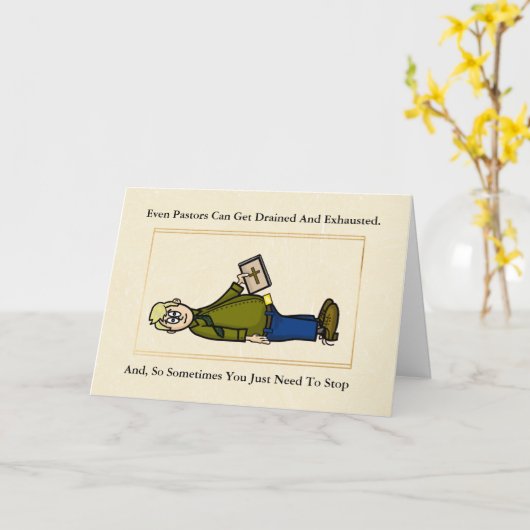 Pastor おもしろい Annovation Card Ver.2 カード (黄色い花)