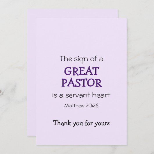 PASTOR モダン SUBMISE素晴らしハートありがとう (正面/裏面)