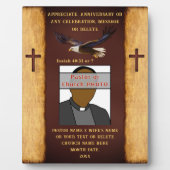 Pastor Anniversary Giftアイディア、Pastor Annovation フォトプラーク (正面)