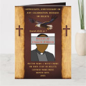 Pastor Annovation Cardアイディア、記念日、または カード (正面)