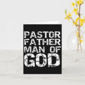 Pastor Appreciation Gift For Dads Pastor Father Ma カード (黄色い花)