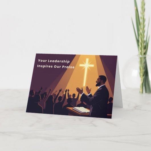 Pastor Appreciation Greeting Card シーズンカード (正面)