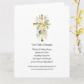 Pastor Appreciation Thank You Card - Floral カード (黄色い花)