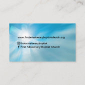 Pastor Blue名刺 名刺 (裏面)