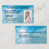 Pastor Blue名刺 名刺 (正面/裏面)