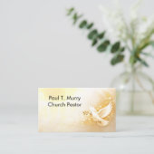 Pastor Christian Cross Ministry Business Card 名刺 (スタンド正面)