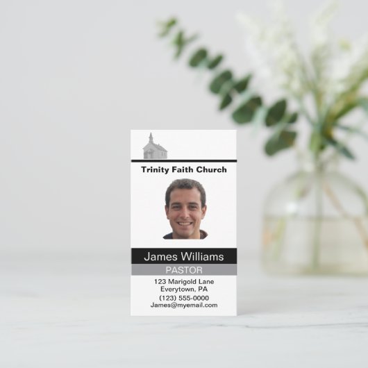 Pastor Custom 名刺 (スタンド正面)