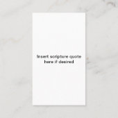 Pastor Matching Custom 名刺 (裏面)