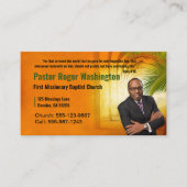 Pastor or Deacon Photo Church名刺 名刺 (正面)